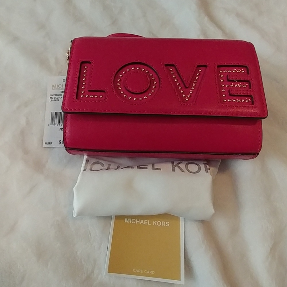 Michael Kors Ruby MD clutch/ Crossbody